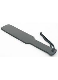 Чёрная кожаная пхопушка - 30,5 см. - БДСМ Арсенал - купить с доставкой в Воронеже