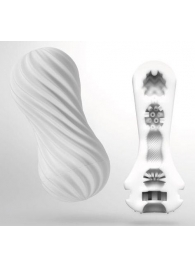 Мастурбатор FLEX Silky White с мягким рельефом - Tenga - в Воронеже купить с доставкой