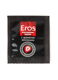 Пробник массажного масла с ароматом земляники Eros fantasy - 4 гр. - Биоритм - купить с доставкой в Воронеже