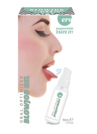 Увлажняющий гель для орального секса с ароматом мяты - 50 мл. - Ero - купить с доставкой в Воронеже