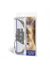 Утяжка на пенис и мошонку Cock Ring With 1.5  Ball Stretcher And Optional Weight Ring - BlueLine - купить с доставкой в Воронеже