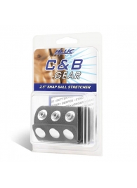 Утяжка на пенис на кнопочках 100% PVC STRAP WITH METAL SNAP - BlueLine - купить с доставкой в Воронеже