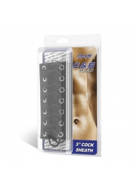 Сбруя на член на шнуровке 5  Cock Sheath - BlueLine - купить с доставкой в Воронеже