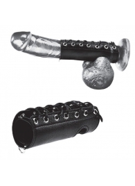 Сбруя на член на шнуровке 5  Cock Sheath - BlueLine - купить с доставкой в Воронеже