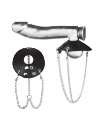 Утяжка-парашют на мошонку 3.5  Parachute Ball Stretcher - BlueLine - купить с доставкой в Воронеже