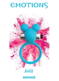 Голубое эрекционное виброколечко Emotions Minnie Breeze - Lola Games - в Воронеже купить с доставкой