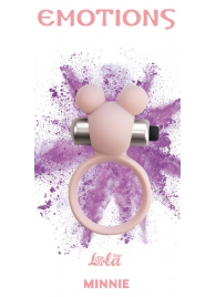 Розовое эрекционное виброколечко Emotions Minnie Light pink - Lola Games - в Воронеже купить с доставкой