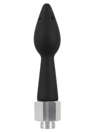 Чёрная анальная насадка для душа Anal Douche Rear Splash - Orion - купить с доставкой в Воронеже