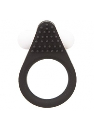 Чёрное эрекционное кольцо LIT-UP SILICONE STIMU RING 1 BLACK - Dream Toys - в Воронеже купить с доставкой