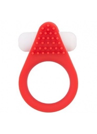 Красное эрекционное кольцо LIT-UP SILICONE STIMU RING 1 RED - Dream Toys - в Воронеже купить с доставкой
