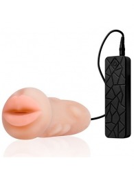 Мастурбатор-ротик с вибрацией REALSTUFF VIBRATING MASTURBATOR MOUTH - Dream Toys - в Воронеже купить с доставкой