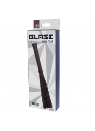 Чёрная плеть BLAZE WHIP BLACK - Dream Toys - купить с доставкой в Воронеже