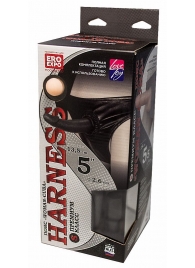 Трусики харнесс премиум класса с 2 насадками WOMAN CUBA - LOVETOY (А-Полимер) - купить с доставкой в Воронеже