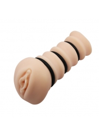 Мастурбатор-вагина с утягивающими кольцами Crazy Bull Rossi Flesh 3D - Baile - в Воронеже купить с доставкой