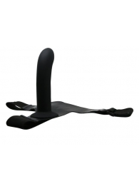 Страпон на эластичных ремнях Ultra Harness Karin Dildo - 16,8 см. - Baile - купить с доставкой в Воронеже