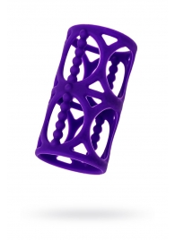 Фиолетовая насадка-сетка на член - A-toys - в Воронеже купить с доставкой