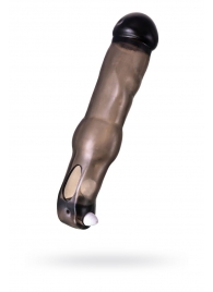 Закрытая фаллическая насадка на пенис с кольцом для фиксации  вибропулей - ToyFa - в Воронеже купить с доставкой