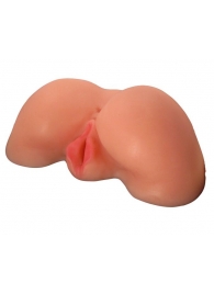 Телесная вибровагина из киберкожи с выносным пультом - LOVETOY (А-Полимер) - в Воронеже купить с доставкой