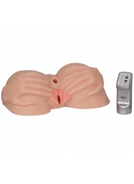 Вагина с виброяйцом на выносным пульте управления вибрацией - LOVETOY (А-Полимер) - в Воронеже купить с доставкой