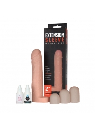 Насадка-удлинитель Extension sleeve с подхватом мошонки - 19 см. - Sitabella - в Воронеже купить с доставкой