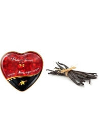 Массажная свеча с ароматом ванили Bougie Massage Candle - 35 мл. - Plaisir Secret - купить с доставкой в Воронеже