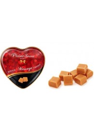Массажная свеча с ароматом карамели Bougie Massage Candle - 35 мл. - Plaisir Secret - купить с доставкой в Воронеже