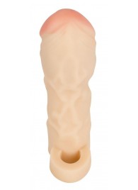 Закрытая удлиняющая насадка на пенис с подхватом мошонки T B Extension - Orion - в Воронеже купить с доставкой