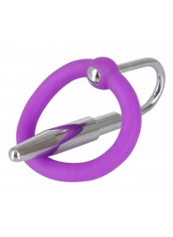 Уретральный плаг с силиконовым кольцом под головку Penis Plug - Orion - купить с доставкой в Воронеже