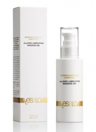 Массажный гель-смазка на силиконовой основе Allover Massage Gel - 100 мл. - YESforLOV - купить с доставкой в Воронеже