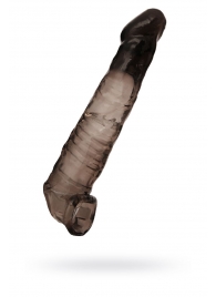 Чёрная насадка на пенис - 22,5 см. - ToyFa - в Воронеже купить с доставкой