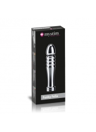 Ребристый фаллоимитатор для электростимуляции Funky Fella Rill Dildo - 13 см. - MyStim - купить с доставкой в Воронеже