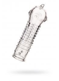 Прозрачная закрытая насадка на пенис TOYFA A-Toys - 14,7 см. - A-toys - в Воронеже купить с доставкой