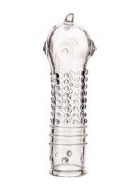 Прозрачная закрытая насадка на пенис TOYFA A-Toys - 14,7 см. - A-toys - в Воронеже купить с доставкой