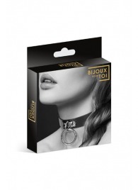 Узенький ошейник из полиуретана с кольцом - Bijoux Pour Toi - купить с доставкой в Воронеже