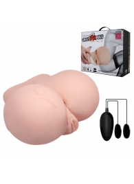 Вагина и анус с вибрацией CrazyBull Vagina and Ass - Baile - в Воронеже купить с доставкой