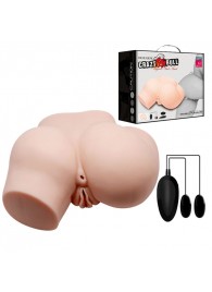 Телесный полуторс с двумя любовными тоннелями и вибрацией - Baile - в Воронеже купить с доставкой