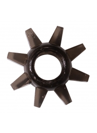 Чёрное эрекционное кольцо Rings Cogweel - Lola Games - в Воронеже купить с доставкой