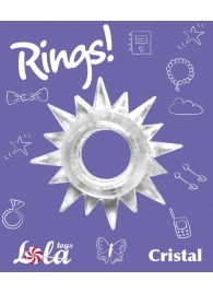 Прозрачное эрекционное кольцо Rings Cristal - Lola Games - в Воронеже купить с доставкой