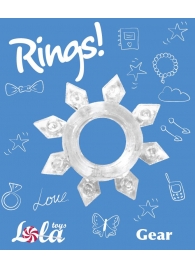 Прозрачное эрекционное кольцо Rings Gear - Lola Games - в Воронеже купить с доставкой