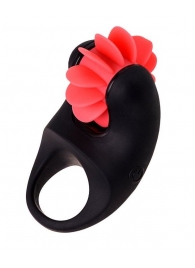 Чёрно-красное эрекционное виброкольцо Erotist - Erotist Adult Toys - в Воронеже купить с доставкой