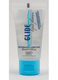 Интимная смазка на водной основе Glide - 30 мл. - HOT - купить с доставкой в Воронеже