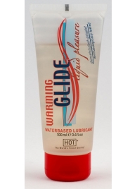 Согревающая интимная смазка на водной основе Warming Glide - 100 мл. - HOT - купить с доставкой в Воронеже