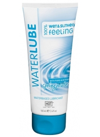 Лубрикант на основе чистой родниковой воды WaterLube - 100 мл. - HOT - купить с доставкой в Воронеже