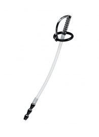 Силиконовый уретральный плаг со сменными фиксирующими кольцами Metal - ToyFa - купить с доставкой в Воронеже