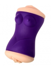 Двухсторонний мастурбатор JOS YARA в фиолетовой колбе - JOS - в Воронеже купить с доставкой