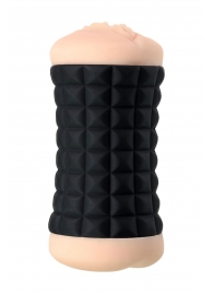 Двухсторонний мастурбатор JOS JANICE в черном цилиндре - JOS - в Воронеже купить с доставкой