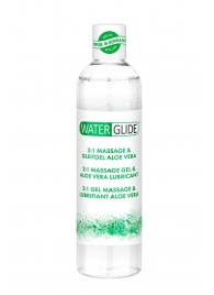 Гель-смазка 2-в-1 MASSAGE   LUBRICANT ALOE VERA - 300 мл. - Waterglide - купить с доставкой в Воронеже