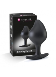 Анальная пробка Rocking Force L для электростимуляции - 10,5 см. - MyStim - купить с доставкой в Воронеже