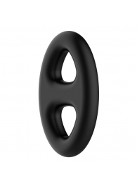 Чёрное эрекционное кольцо с петлёй для мошонки - Baile - в Воронеже купить с доставкой