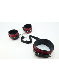 Кожаный БДСМ-набор - БДСМ Арсенал - купить с доставкой в Воронеже